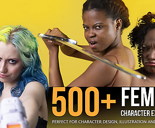 500+ Female Expressions Reference Pictures