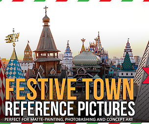 1200+ Festive Town Reference Pictures