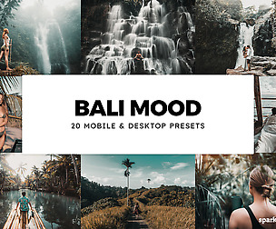 20 Bali Mood Lightroom Presets and LUTs