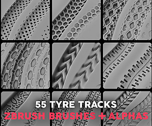 55 Ultimate Tyre Tracks Pack Vol.1