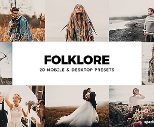 20 Folklore Lightroom Presets and LUTs