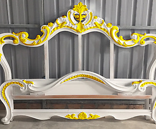 Classic Bed 3D relief models