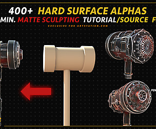 400+ HARD SURFACE ALPHAS