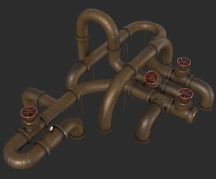 Copper Pipes Modular