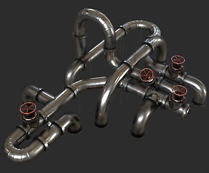 Clean Metal Pipes Modular