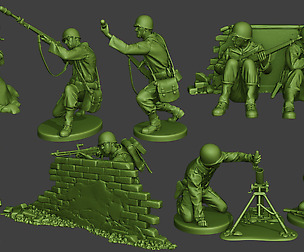 American soldiers ww2 Pack A10