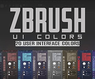 ZBrush UI Colors: User Interface Colors