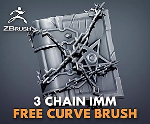 ⛓️ FREE 💸 DUNGEON chains {IMM ZBRUSH Brushes} 🔗