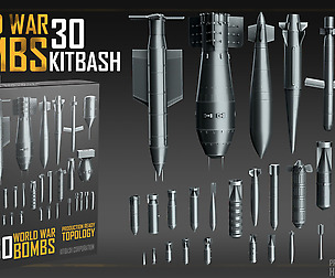 World War Bombs KITBASH bundle