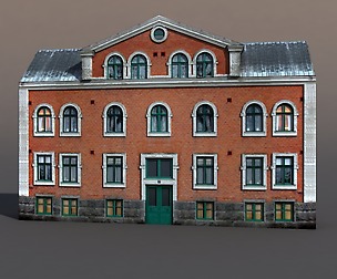 Apartment House #50 Low Poly 3d Model