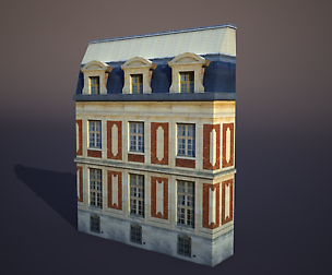 Apartment House #38 Low Poly 3d Model