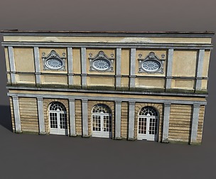 Apartment House #61 Low Poly 3d Model