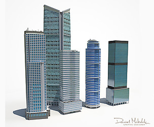 High Rise City Building BUNDLE