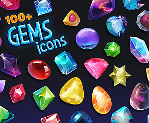 Stones & Gem Icon Pack