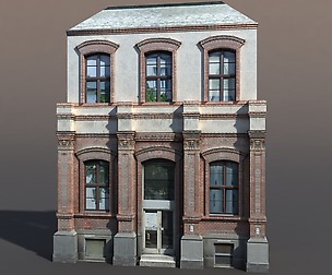 Apartment House #63 Low Poly 3d Model