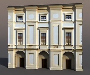Apartment House #64 Low Poly 3d Model