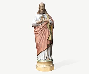 Statue  - Jesus Painted