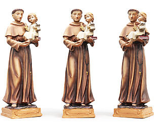 Statue - Saint Anthony Painted