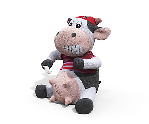 Toy Pirate Cow