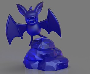 Pokemon Zubat and ZBrush Timelapse