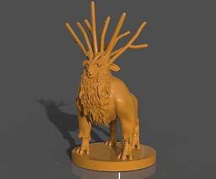 Deer God and ZBrush Timelapse