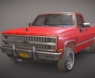 Chevrolet C10 1982 Red