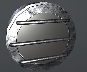 Round Wall Light Object
