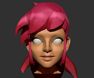 Wild Hair Sculpt