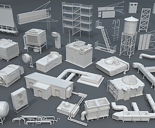Building Roof Collection - 1 - 40 pieces