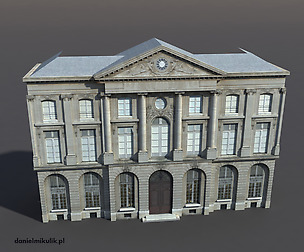 Apartment House #74 Low Poly 3d Model