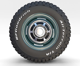 Toyota Land Cruiser FJ 40 Wheel 1