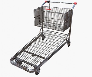 Shopping cart weathered v2