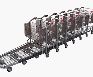 Shopping cart weathered stack v2