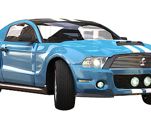 ford gt 500 sport blue color