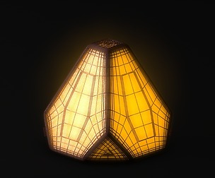 Sci-fi Pyramid - Lantern