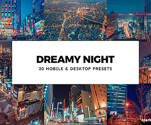 20 Dreamy Night Lightroom Presets and LUTs