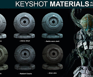 Alien Materials for Keyshot