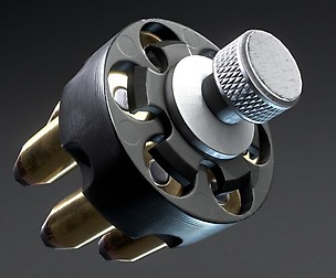 Revolver Speedloader - 3D VR AR game ready model