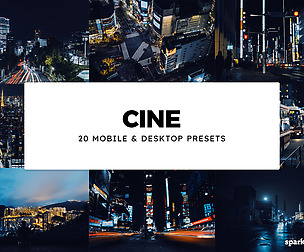 20 Cine Lightroom Presets and LUTs