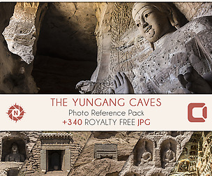 The Yungang Caves - Photo Reference Pack