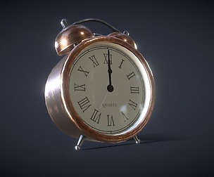 Animated Vintage Alarm Clock