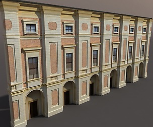 Apartment House #87 Low poly 3d Model