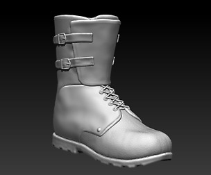 Men's Military Boots, STL File