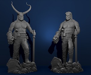 Hellboy DC Comics Marvel Model Printing File STL