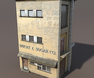 Apartment House #90 Low poly 3d Model