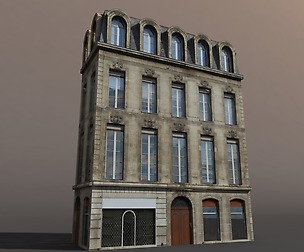 Apartment House #86 Low poly 3d Model
