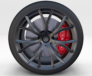 Full Tesla Roadster Wheel