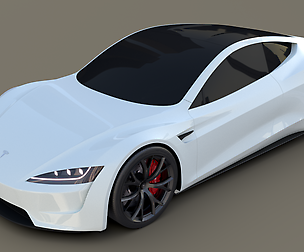 Tesla Roadster White