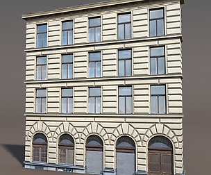Apartment House #91 Low Poly 3d Model