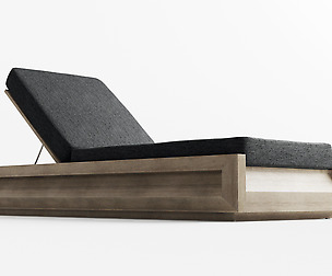 Paloma Teak Chaise Lounge